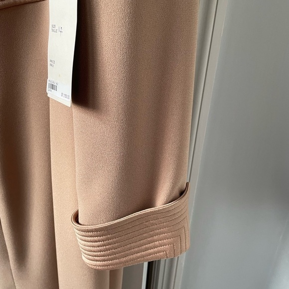 Franscara Beker Toronto tan satin special occasion formal gown & jacket - Picture 8 of 10